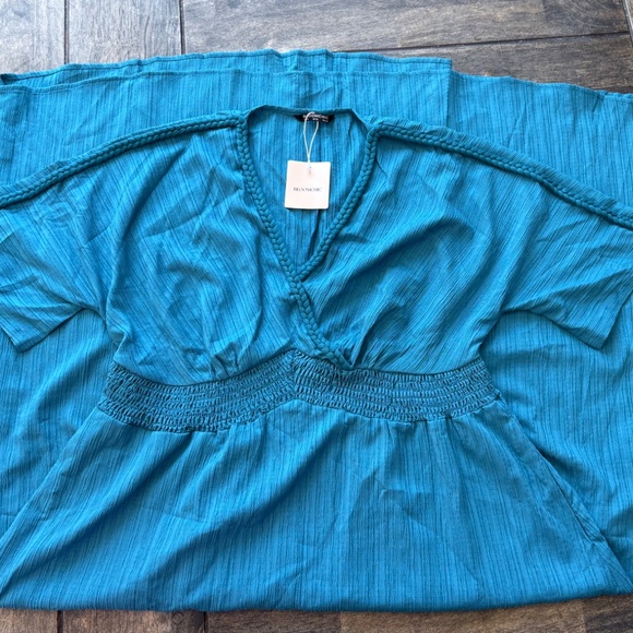 BloomChic Blue Midi Dress - Picture 3 of 14